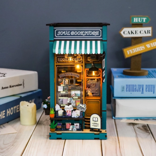 Suport carte Librăria Sufletului – set de construcție pentru copii