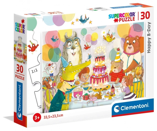 puzzle aniversare fericită pentru copii 30 piese