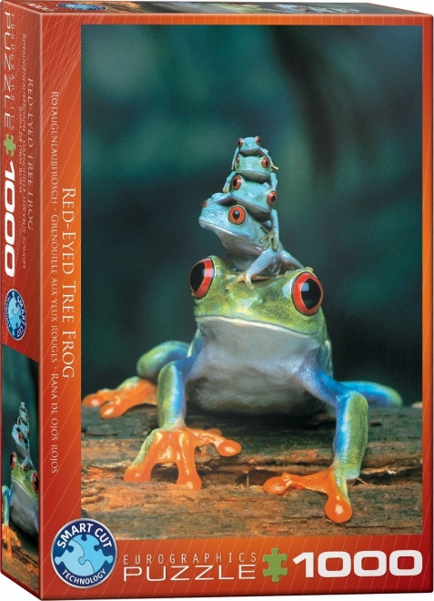 Puzzle rosnice cu ochi roșii 1000 de piese