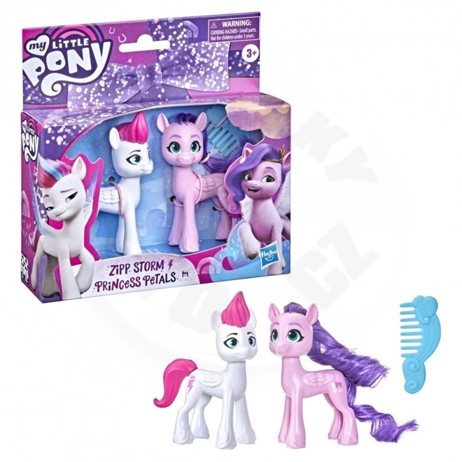 Set micul meu ponei zipp storm & princess petals