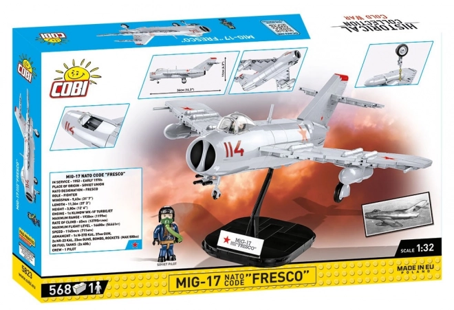 cobi avion MIG-17 de pe vremea Războiului Rece