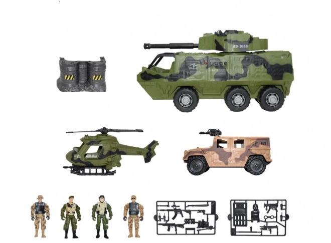 Starx set mare vehicule militare cu sunet