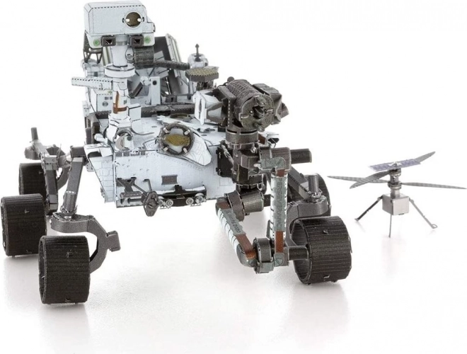 Puzzle 3D metalic rover-ul Perseverance și elicopterul Ingenuity