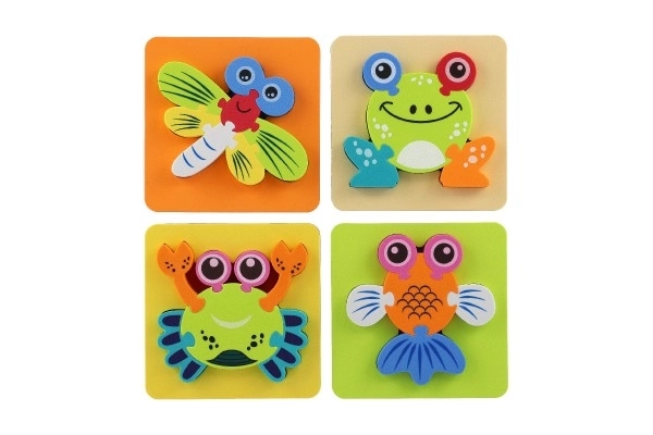 Puzzle spumă 3D animale