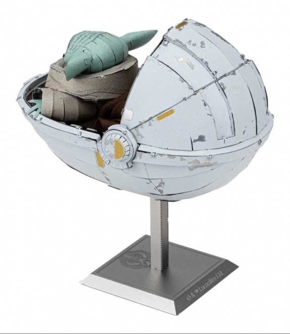 Puzzel 3D Metal Earth Star Wars Mandalorian: Copilul