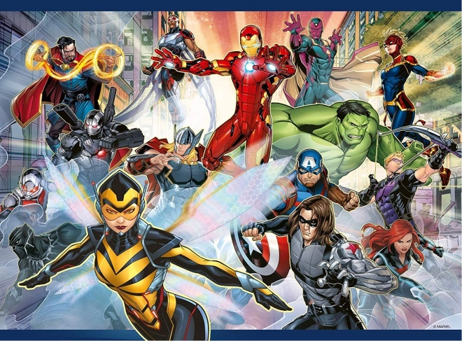 Puzzle RAVENSBURGER Marvel: Avengers XXL 100 bucăți