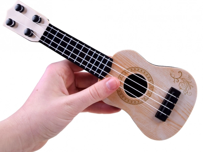 Mini chitara pentru copii Ukulele – crem