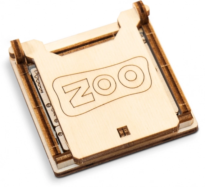 Puzzle 3D din lemn - zoo