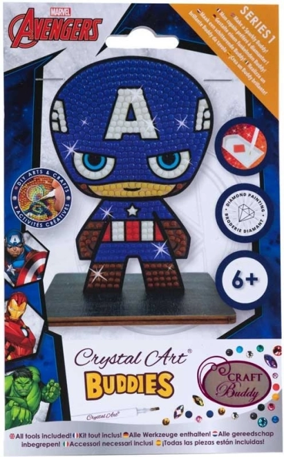 Pictură cu diamante Avengers: Căpitanul America