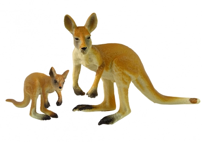 Set de figurine cangur cu pui Animale din Lume