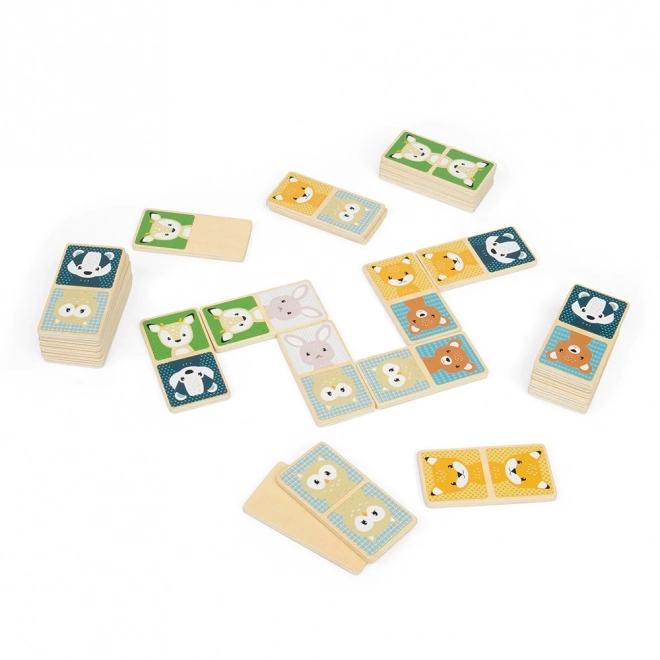 Domino cu animale din pădure Bigjigs Toys