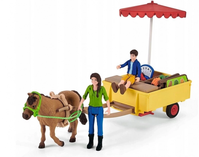 Stand mobil pentru fermă Farm World de la Schleich