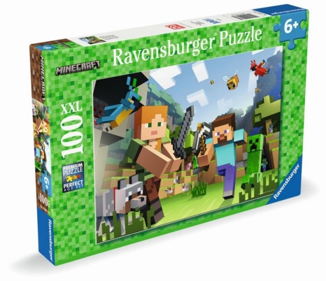 Puzzle Minecraft Ravensburger 100 piese