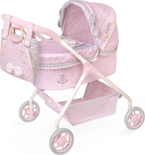 DeCuevas primul meu cărucior pentru păpuși cu geantă Sophie 56 cm