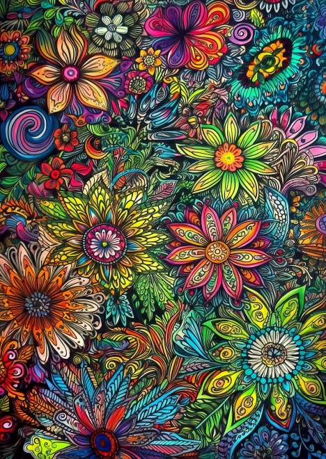 Puzzle Puterea florilor 1000 de piese