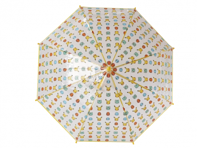 Umbrelă transparentă manuală Pokémon