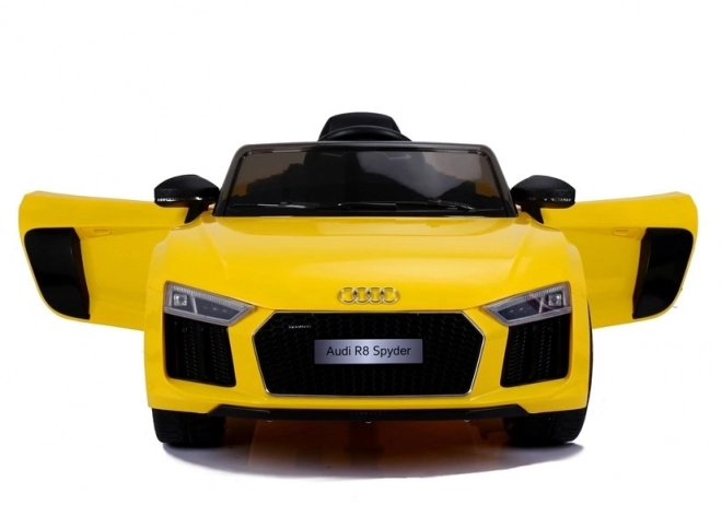 Mașinuță electrică Audi r8 pentru copii - galben