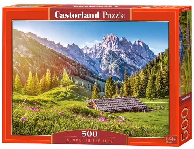 Puzzle 500 piese vara în Alpi