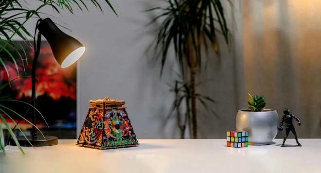 Puzzle din lemn Piramida Soarelui