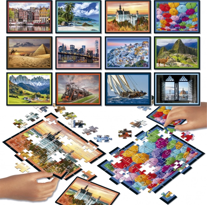 Puzzle Educa bătălia călătoriilor