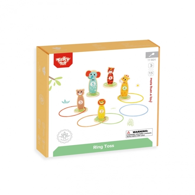 Joc de îndemânare din lemn Animăluțe Tooky Toy