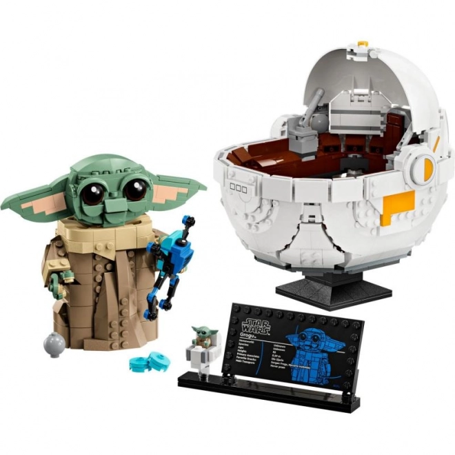 Lego Star Wars Grogu cu cărucior