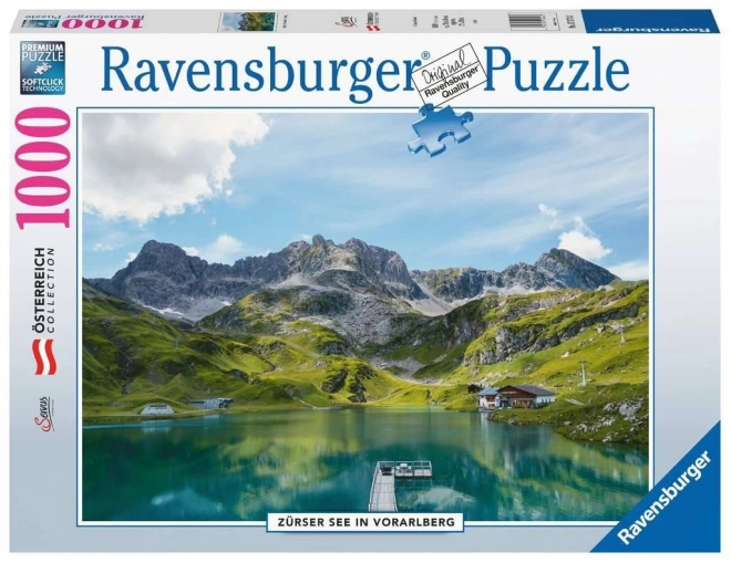 Puzzle Lacul Zürich din Vorarlberg, Austria 1000 piese