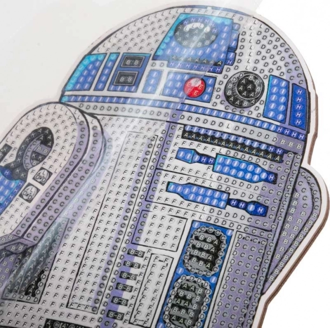 Pictură cu diamante XL Star Wars: R2-D2