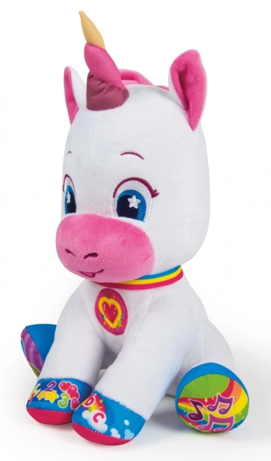 Unicorn interactiv de pluș CLEMENTONI BABY