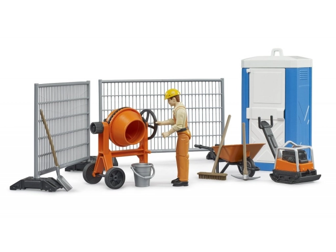 Figurină muncitor în construcții 10,7 cm
