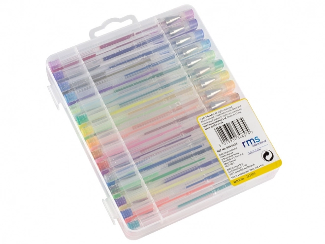 Set de pixuri cu gel în servietă 30 buc