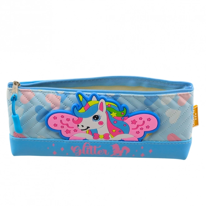 Pernă cu unicorn albastru