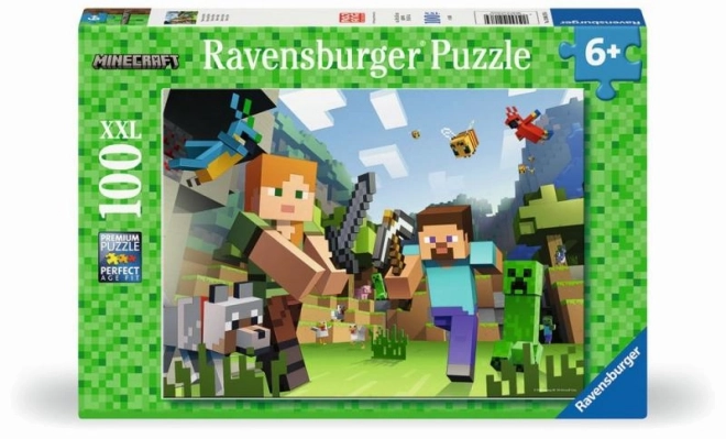 Puzzle Minecraft Ravensburger 100 piese