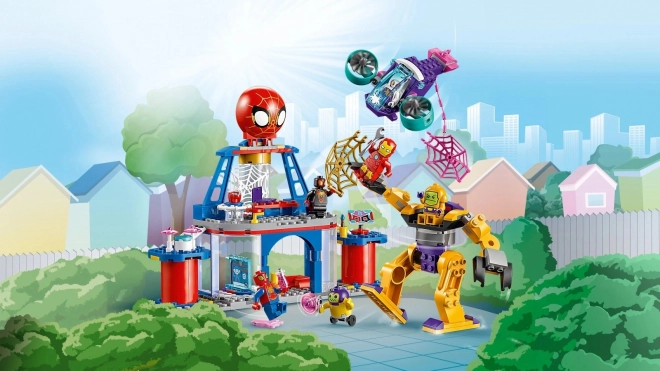 sediul central al echipei păianjen LEGO Spider-Man