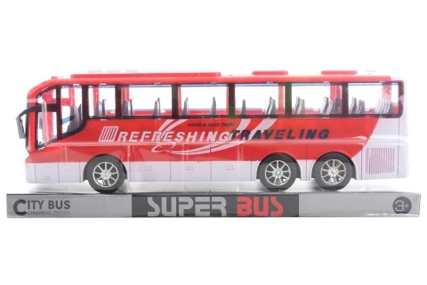 Autobuz cu inerție roșu
