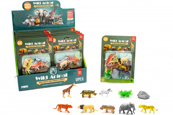 Set figurine animale sălbatice 10 buc 6 cm