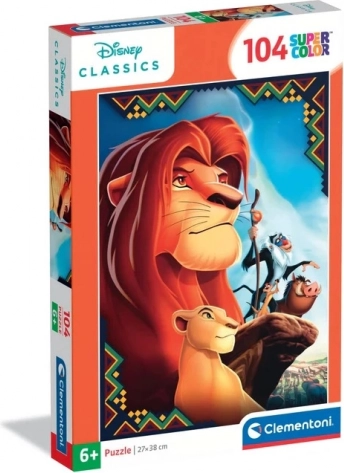 Puzzle Clementoni 104 Super Color – Regele Leu