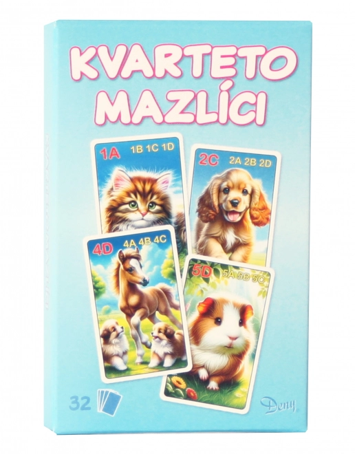 Joc de Carti Kvarteto cu Animale de Companie