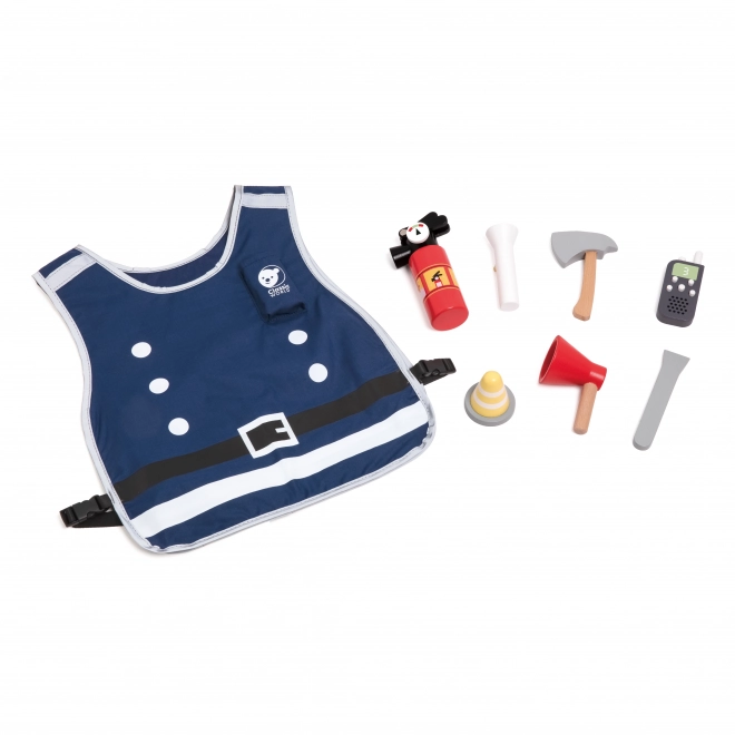 Set costum de pompier mic Classic World
