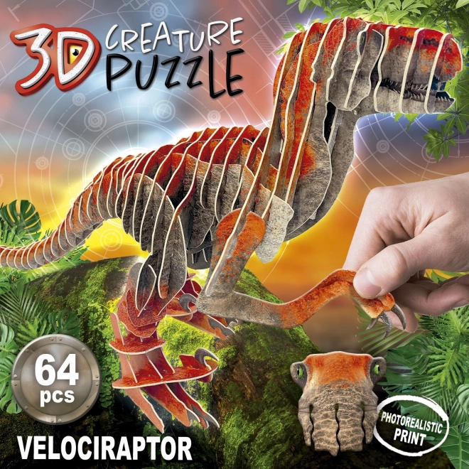 Puzzle 3D Velociraptor