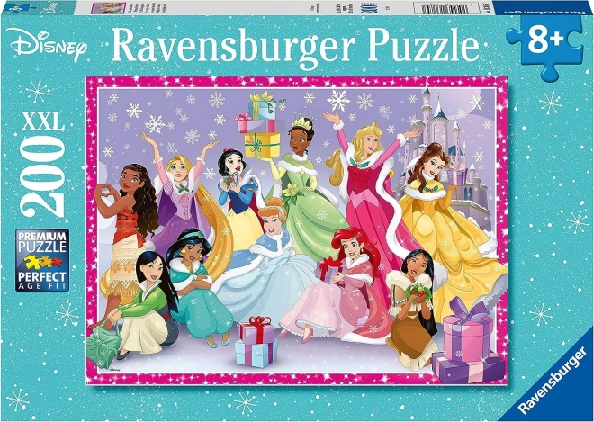 Puzzle Disney Prințese Ravensburger de Crăciun XXL 200 piese