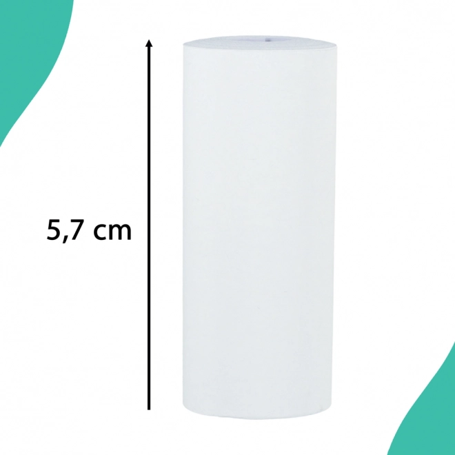 Rolă de hârtie termică pentru mini imprimantă 5,7 cm x 4,5 m - pachet de 5