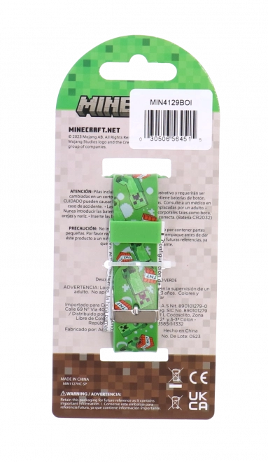 Ceas digital pătrat Minecraft