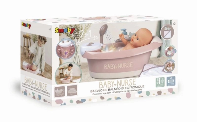 Vaniță pentru păpuși cu accesorii Baby Nurse Electronic