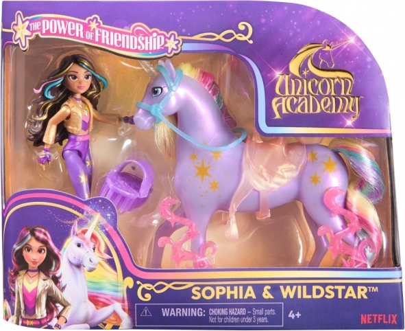Set figurine Academia Unicornihilor Păpuși mici Sophia/Gwiazda