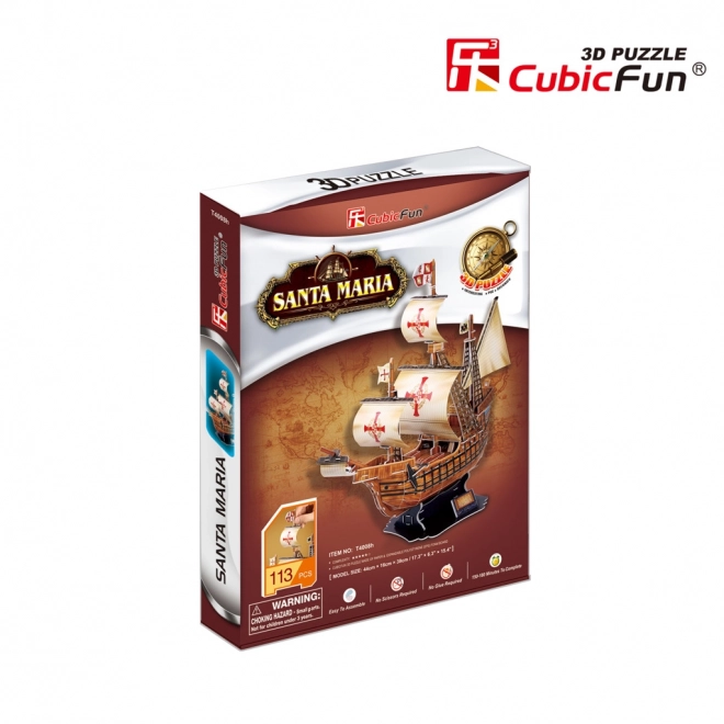 Puzzle 3D corabia Santa Maria