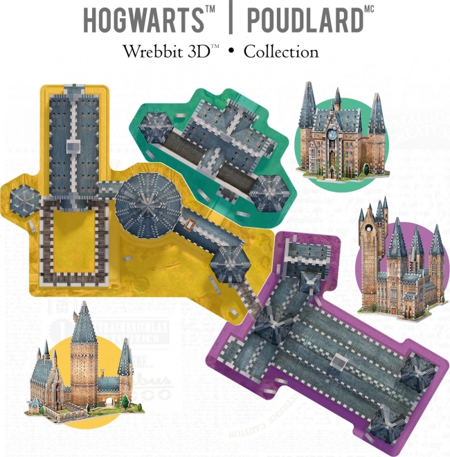 Puzzle 3D Harry Potter: Turnul cu Ceas Hogwarts