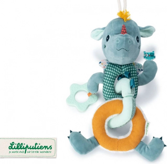 Lilliputiens lanț senzorial pentru cărucior, dragonul Joe, 6 luni+