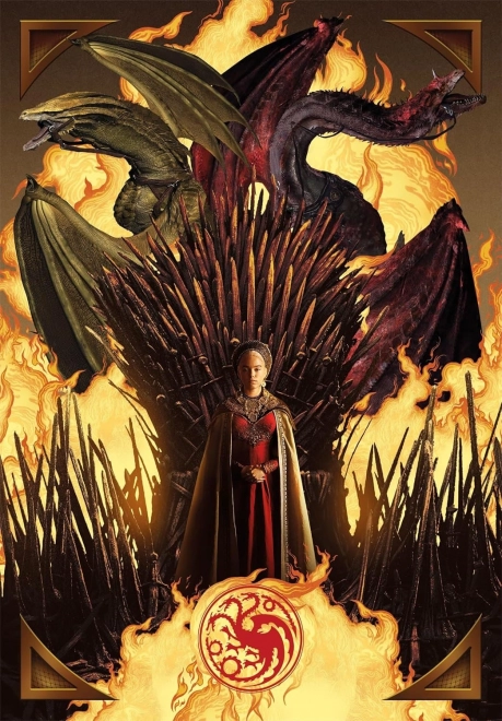 Puzzle Clementoni Rodul Dragonului: Rhaenyra Targaryen 1000 piese