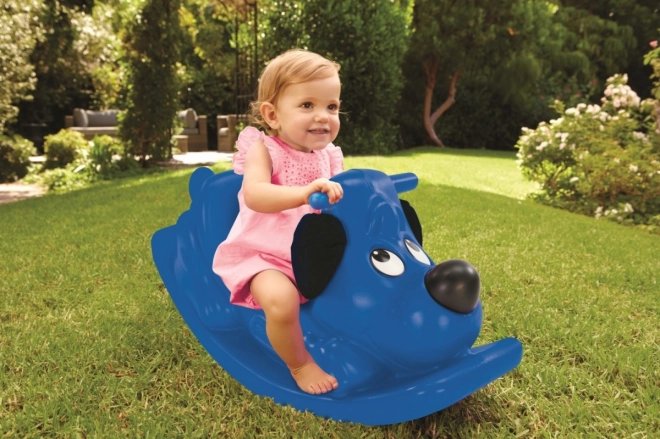 Cățeluș pe balansoar albastru Little Tikes